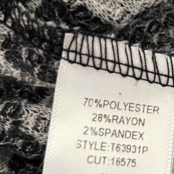 Sexy! Coca Brown & Black Leopard Waffle Top. - Picture 6 of 6